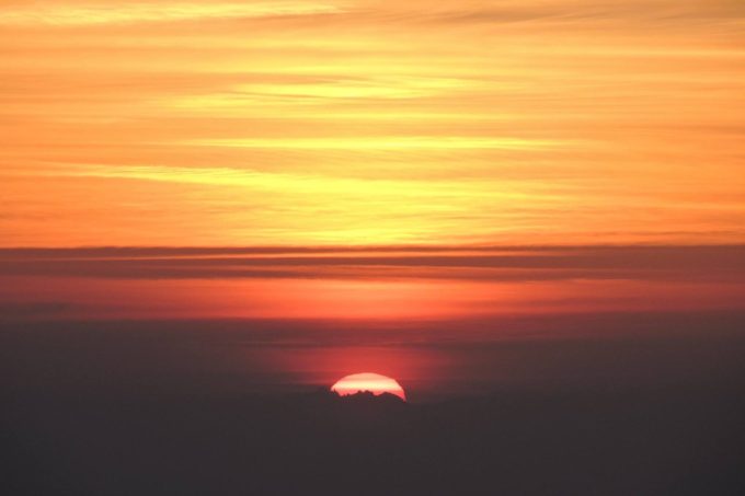 lever de soleil Mont Mézenc