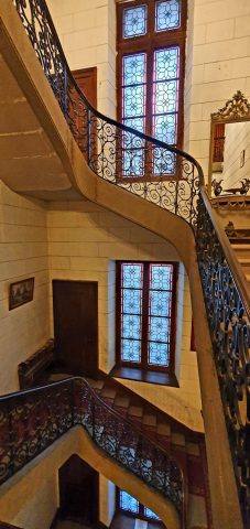 Château de Montivert, le grand escalier