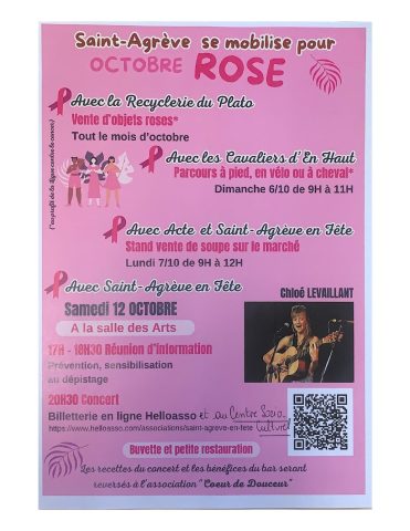 Affiche Octobre Rose