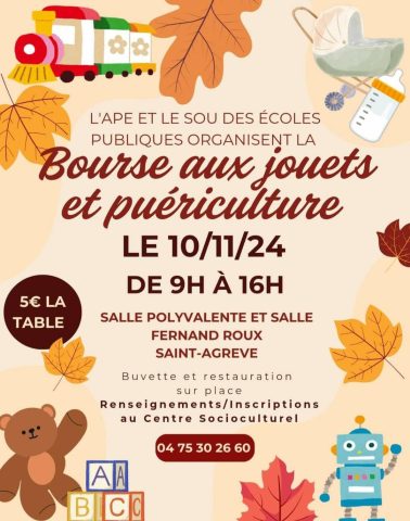 Bourse aux jouets et puériculture_Saint-Agrève