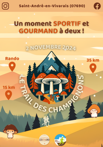 L’Automnal gourmand : Le Trail des champignons !_Saint-André-en-Vivarais