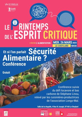 Conférence : « Et si l’on parlait sécurité alimentaire »